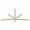 Ekena Millwork Alberta Smooth Timber Gable Bracket, Douglas Fir, 96"W x 40"H x 1 1/2"D x 3 1/2"F, 10/12 Pitch GBW096X40X0204ALB00SDF - alternate 1